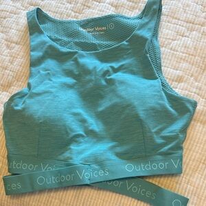Outdoor Voices Aqua Sports Bra